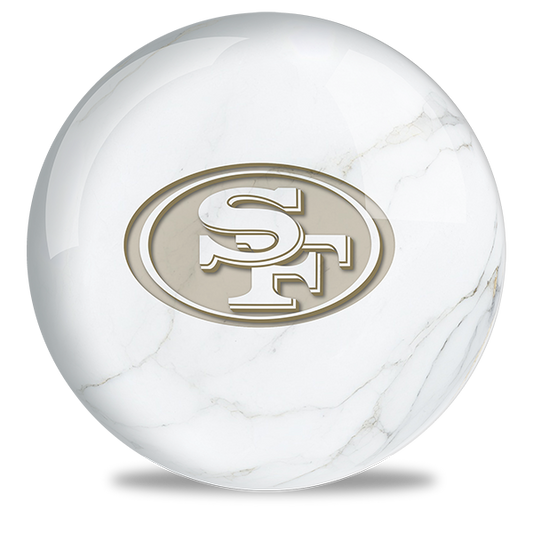 NFL - San Francisco 49ers OTB Marble Bowling Ball