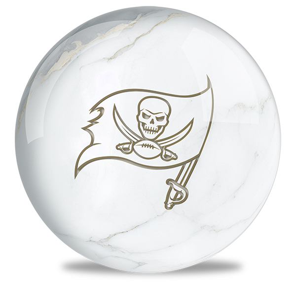 NFL - Tampa Bay Buccaneers OTB Marble Bowling Ball