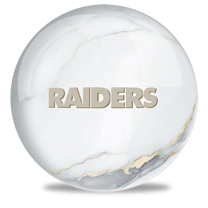 NFL - Las Vegas Raiders OTB Marble Bowling Ball