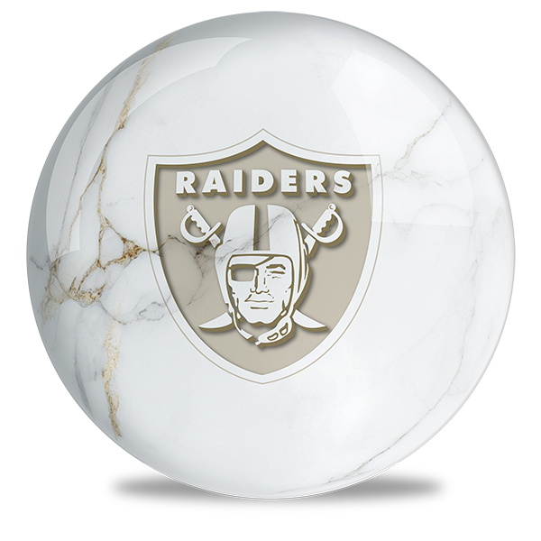 NFL - Las Vegas Raiders OTB Marble Bowling Ball