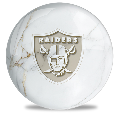 NFL - Las Vegas Raiders OTB Marble Bowling Ball