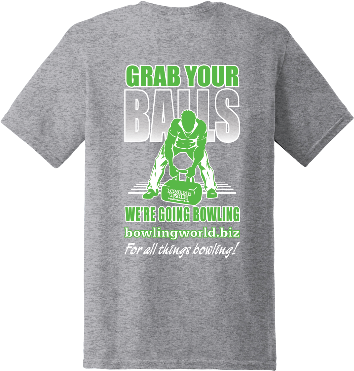 'Grab Your Balls' Tee - Grey