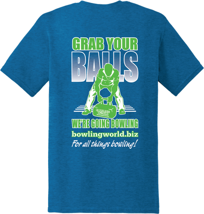 'Grab Your Balls' Tee - Blue