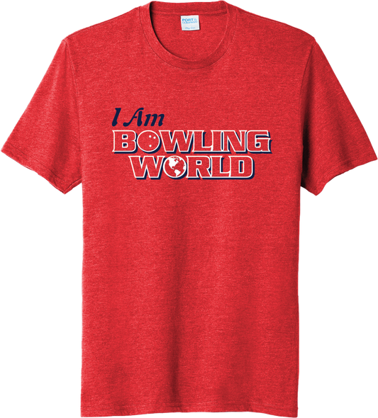 'I Am Bowling World' Tee - Red