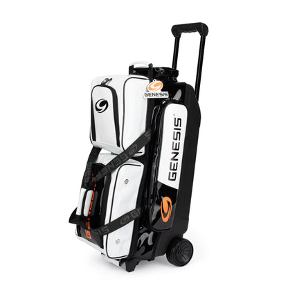 Genesis Sleek Gloss Triple Roller - White/Black