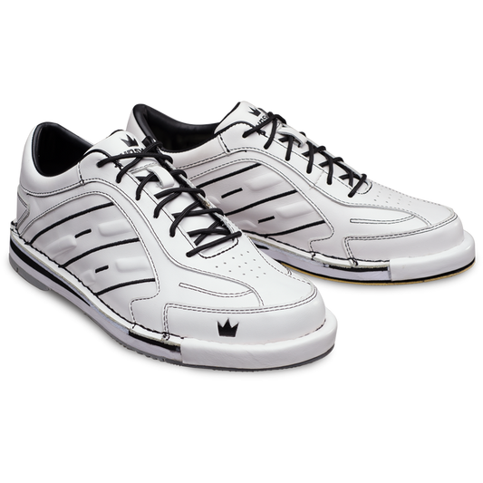 Team Brunswick White Mens Bowling Shoes