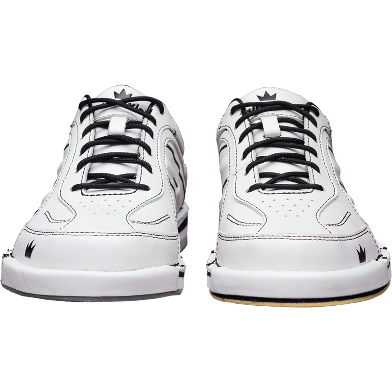 Team Brunswick White Mens Bowling Shoes