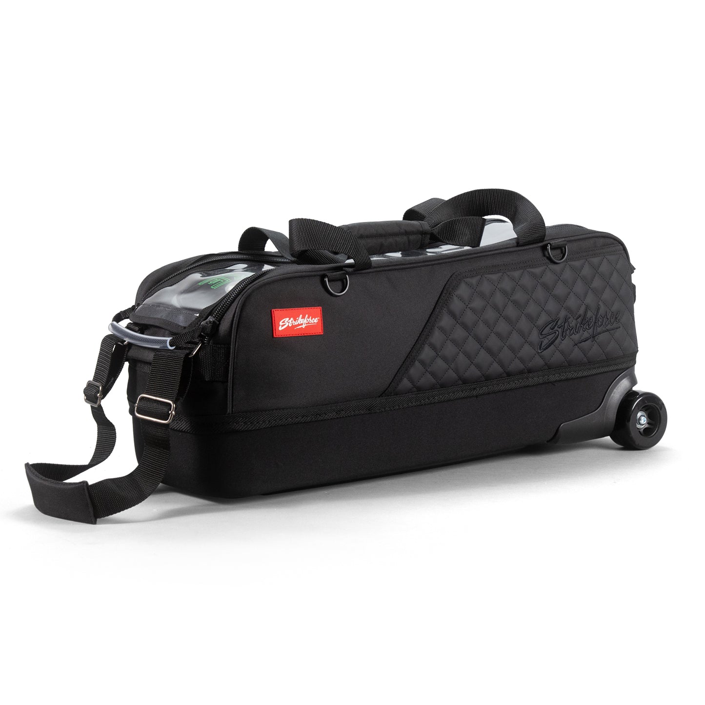 KR Fast Diamond Black Slim Triple Tote