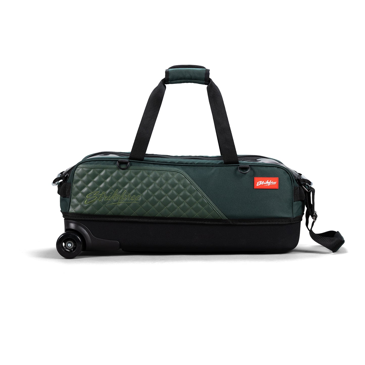 KR Fast Diamond Hunter Green Slim Triple Tote