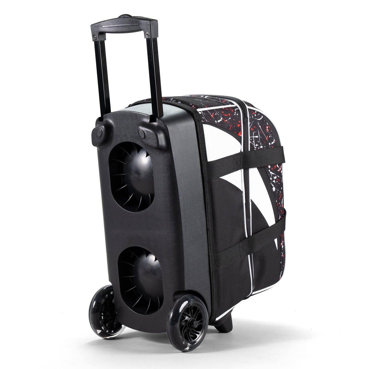 KR Cruiser Black/Red/White Splash Double Roller