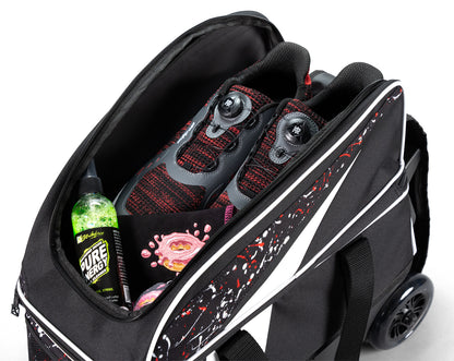 KR Cruiser Black/Red/White Splash Double Roller