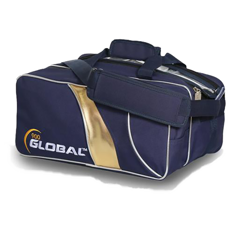 900 Global Double Deluxe Tote - Blue / Gold