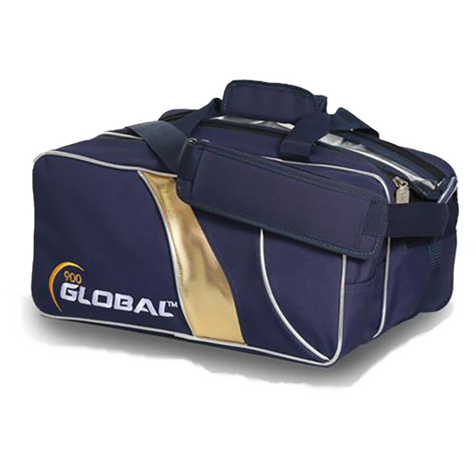 900 Global Double Deluxe Tote - Blue / Gold