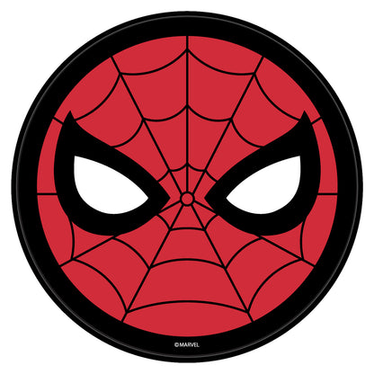 KR Strikeforce Marvel Spider Man Mask Round Shammy Leather Pad