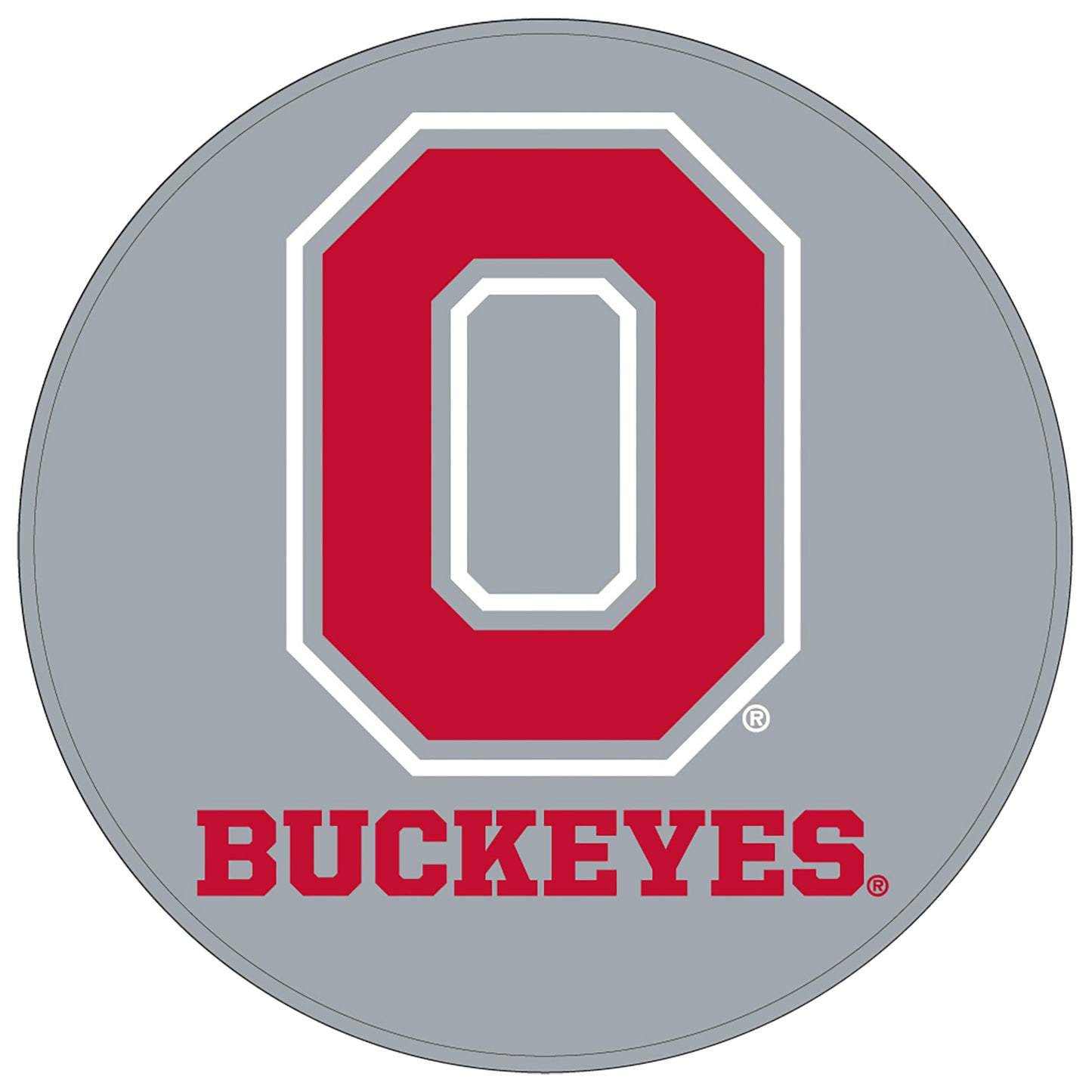 KR Strikeforce Ohio State NCAA Round Shammy Leather Pad