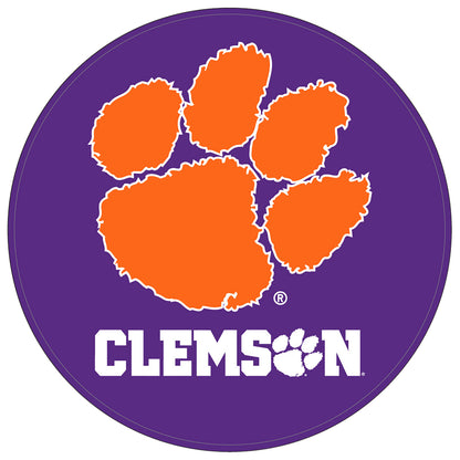KR Strikeforce Clemson NCAA Round Shammy Leather Pad