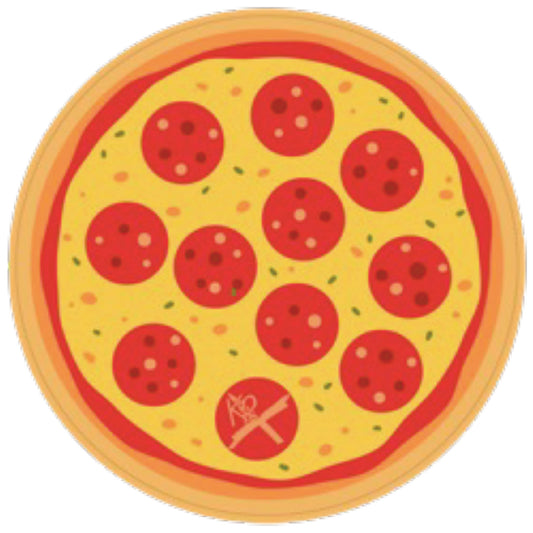 KR Strikeforce Pizza Round Shammy Leather Pad