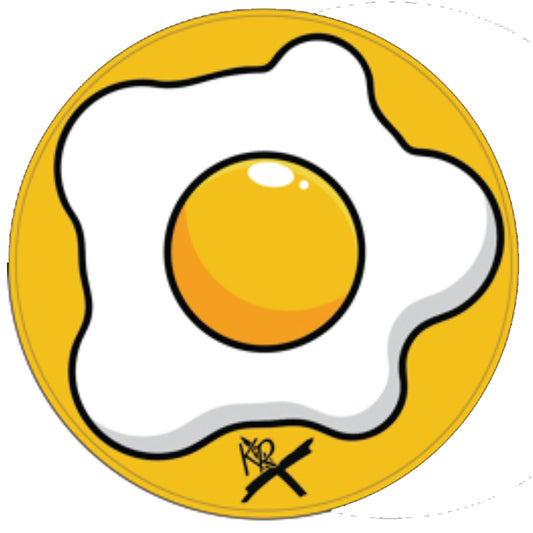 KR Strikeforce Fried Egg Round Shammy Leather Pad