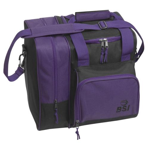 BSI Deluxe Single Ball Tote Black/Purple