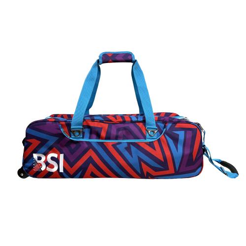 BSI Triple Tote Roller Teal/Purple/Red