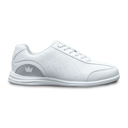 Brunswick Mystic White/Silver Womens Bowling Shoe