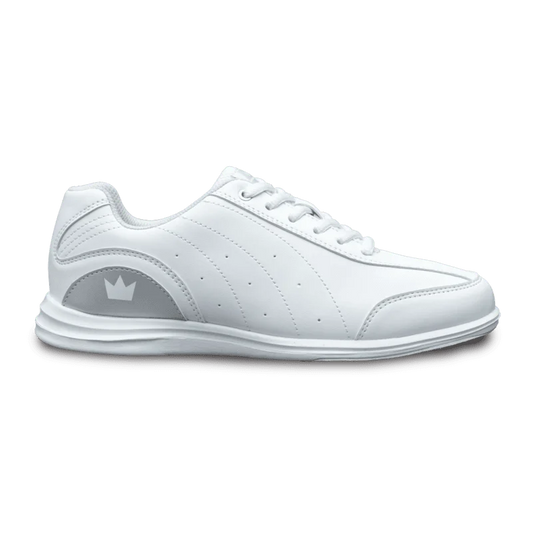 Brunswick Mystic White/Silver Womens Bowling Shoe