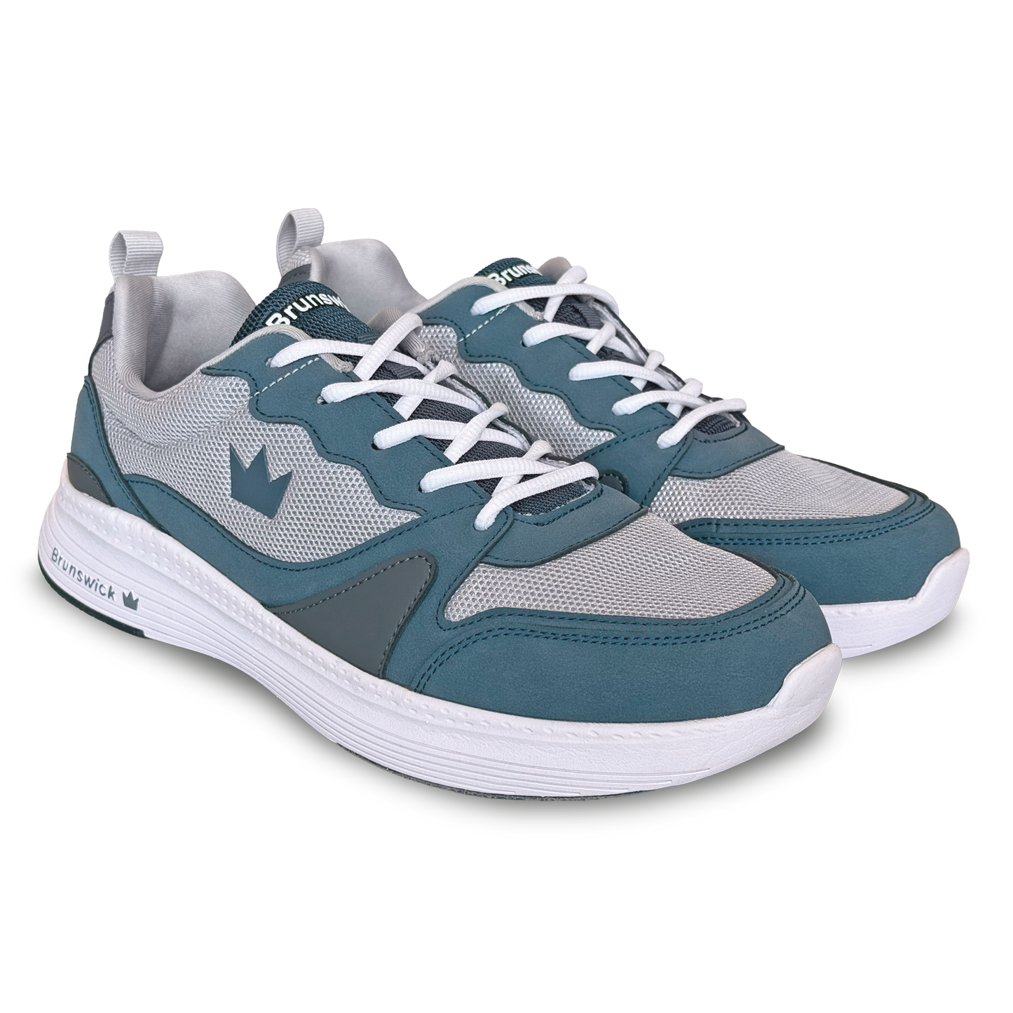 Brunswick Outback Grey/Blue Mens Universal Bowling Shoes