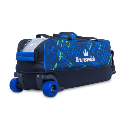 Brunswick Punisher Triple Tote - Blue/Green