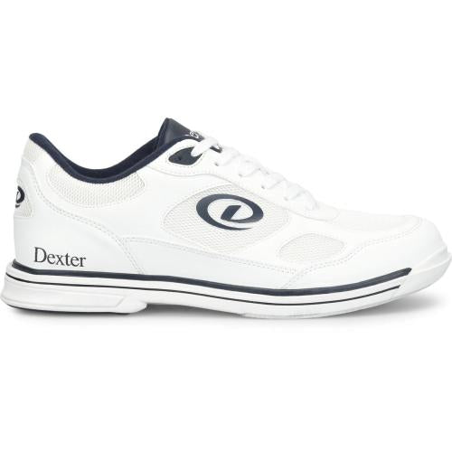 Dexter Randy White/Navy Mens Bowling Shoes