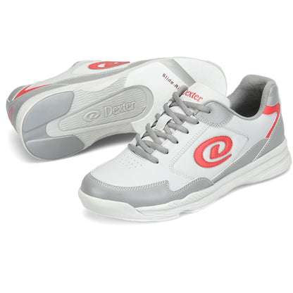 Dexter Ricky V Grey/Red Mens Bowling Shoes