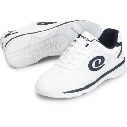 Dexter Ricky V White/Blue Mens Bowling Shoes