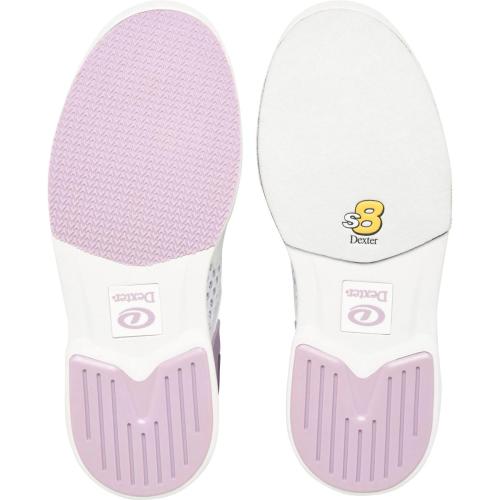 Dexter Pro BOA White/Lavender Womens Bowling Shoe