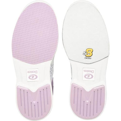 Dexter Pro BOA White/Lavender Womens Bowling Shoe