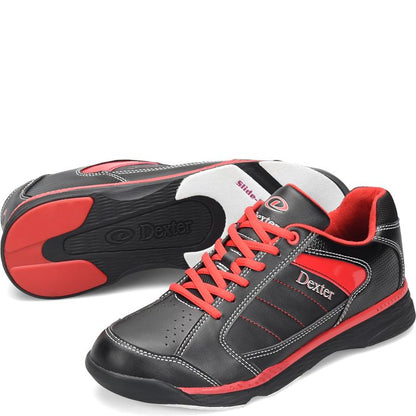 Dexter Ricky IV Black/Red Mens Bowling Shoe