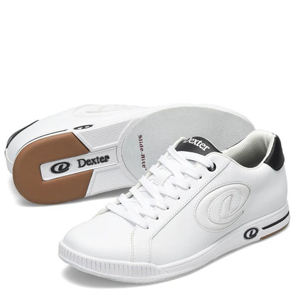 Dexter Nash White Mens Bowling Shoe