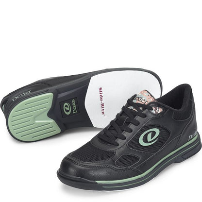 Dexter Randy Black/Camo Green Mens Bowling Shoes