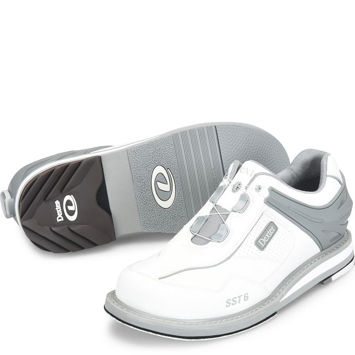 Dexter SST 6 Hybrid BOA White/Grey Mens Bowling Shoe