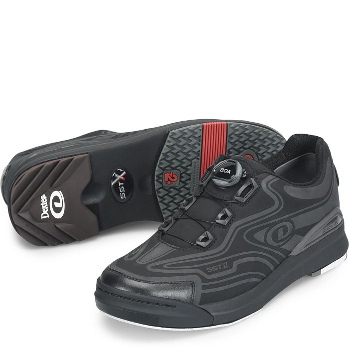 Dexter SSTX Tron BOA Black Mens Bowling Shoes