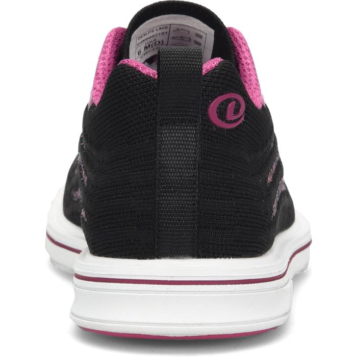 Dexter Dexlite Knit Black/Pink Womens Bowling Shoes