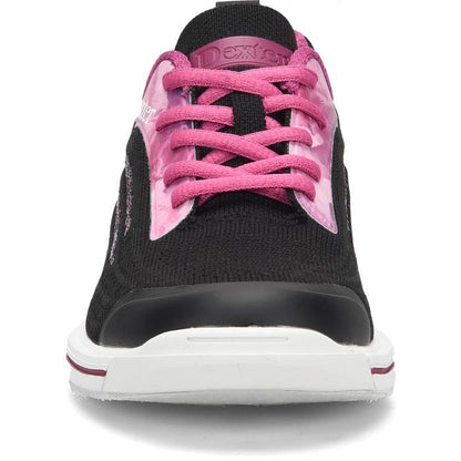 Dexter Dexlite Knit Black/Pink Womens Bowling Shoes