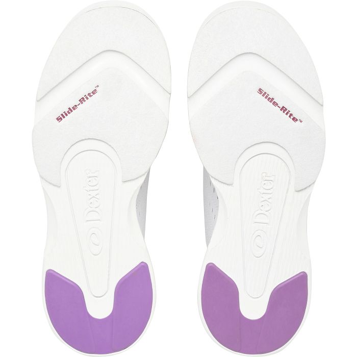 Dexter Trixie White/Black/Purple Womens Bowling Shoes