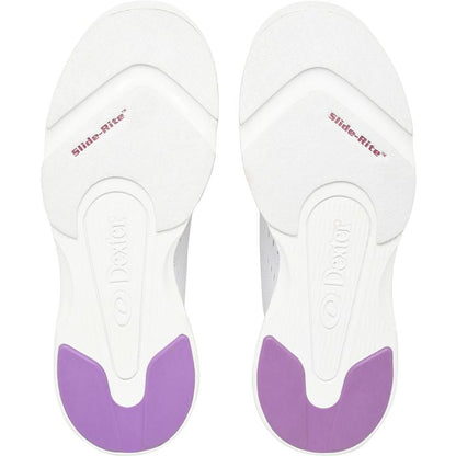 Dexter Trixie White/Black/Purple Womens Bowling Shoes