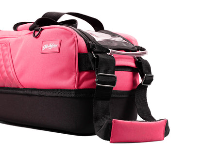 KR Fast Diamond Limited Edition Pink Slim Triple Tote w/ Shoe Pouch
