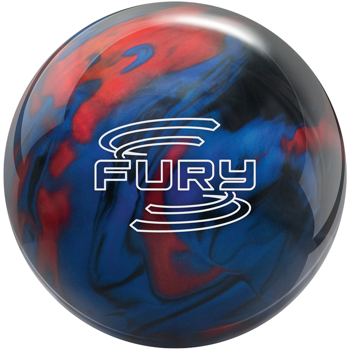 Brunswick Fury Hybrid Red/Blue/Black Bowling Ball