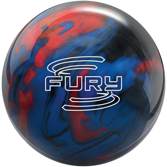 Brunswick Fury Hybrid Red/Blue/Black Bowling Ball