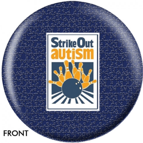 Strike Out Autism OTB Bowling Ball