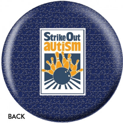 Strike Out Autism OTB Bowling Ball