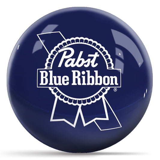 Pabst Blue Ribbon Logo - Blue OTB Bowling Ball