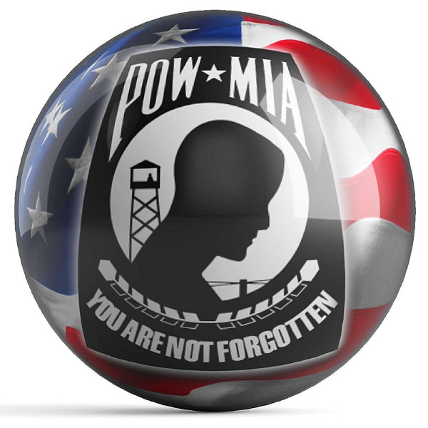 POW-MIA OTB Bowling Ball