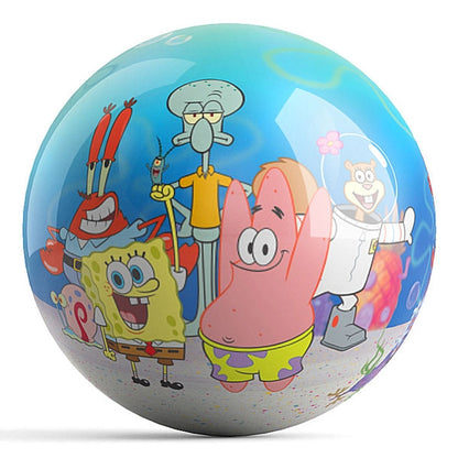 Spongebob Beach Party OTB Bowling Ball